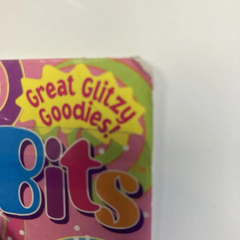 Vintage Lisa Frank Beauty Bits Mini Makeup Coil Shoelaces Glow Body Stickers